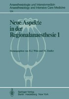 H. J. WüSt (U. A.) | Neue Aspekte In Der Regionalanaesthesie 1 | Taschenbuch