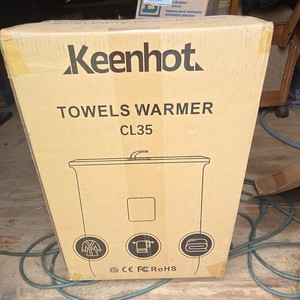 Keenhot CL35 Towel Warmer 35L White Dry Heat 160°F 450W for Towels