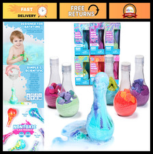 Kids Bath Bombs Variety Pack - Nontoxic Fizzing Foaming Colorful Bath Toys Fun