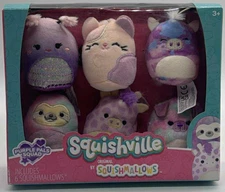 Squishville Original By Squishmallows Purple Pals Squad ~ NEW ~ FAST SHIPPING