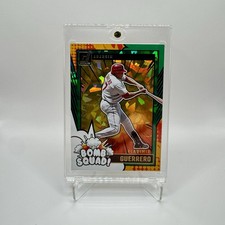 2024 Panini Donruss Bomb Squad Green Cracked Ice /15 Vladimir Guerrero Angels