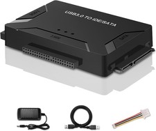 USB 3.0 to IDE/SATA Adapter for 2.5/3.5 HDD/SSD, 12V PSU, up to 6TB