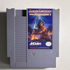 Nintendo NES Iron Sword Wizards Warriors II Works