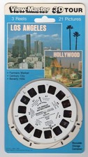 Los Angeles and Hollywood California 1984 View-Master 3-Reel Packet Sealed Mint