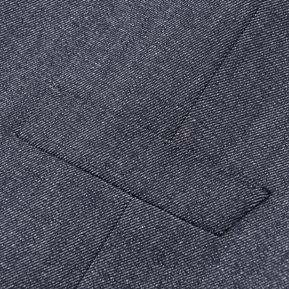 Chaleco Belvest Slim-Fit Azul Denim Oscuro Sarga Lana-Algodón 44R (UE 54) Foto 3 de 4