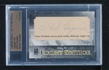 2010 Famous Fabrics Ink Hockey Edition 1/1 Phil Goyette #1775 Auto 4f5