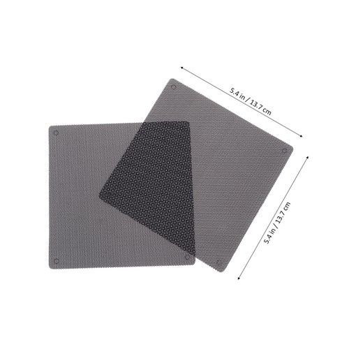 2 Pcs Dust Net Computer Case Mesh Cooler Filter Dustproof Fan Cover - 第 9/12 張圖片