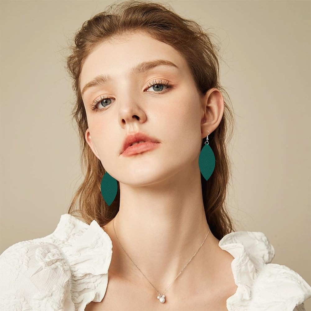 Leather Cutting Dies 5 Size Leaves Earring Die Cutter Making Die Stacking Ear...