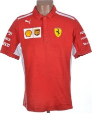 FORMULA 1 SCUDERIA FERRARI 2017 2018 POLO SHIRT M ADULT RAIKKONEN VETTEL ERA
