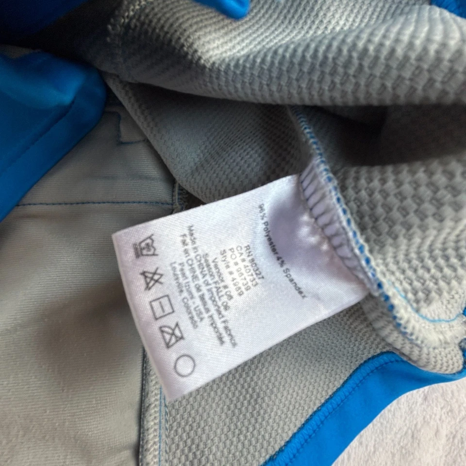 Pearl Izumi Womens Softshell Cycling Jacket Blue Full-Zip Stretch Pocket Active - Image 3 of 4