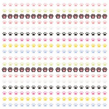 180 PCS Tiny Cat Paw Beads DIY Scrapbooking Ornament Making Charms