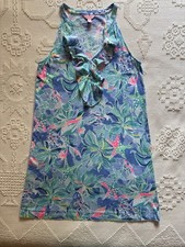 Lily Pulitzer Small A-line Sleeveless Dress, Cotton Blend, Knee-length, VGC