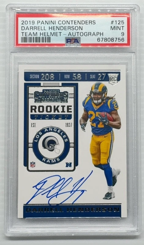 Darrell Henderson trading card