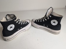 Converse Chuck Taylor All Star Lift Platform High Top Black Wms Sz 7.5