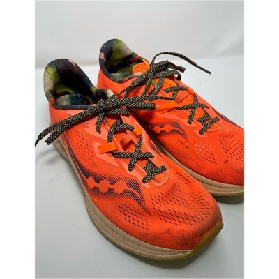 Saucony Orange Lined Athletic Shoe