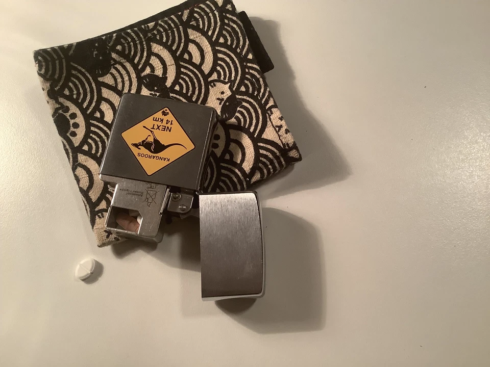 EDC-Edelstahl-Einsatz tragbare Süßigkeiten Kauen Gun Medizin Box Lagerung - Bild 2 von 4