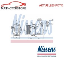 KOMPRESSOR KLIMAANLAGE NISSENS 89050 P NEU OE QUALITÄT