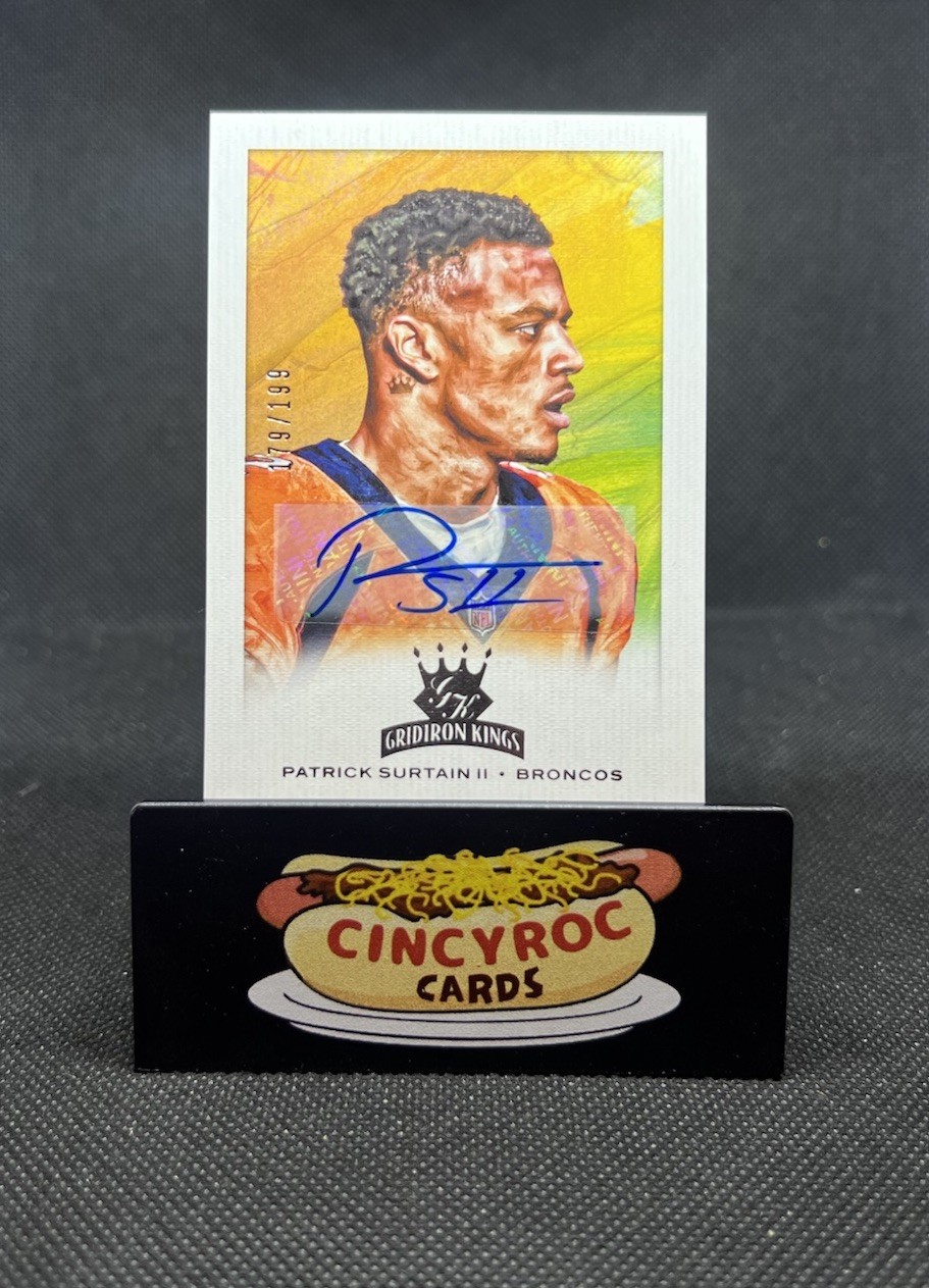 Patrick Surtain II Panini Chronicles Gridiron Kings #GK37 Signature