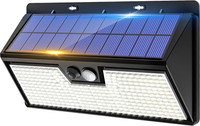 Vighep Solarlampen FüR AußEn Mit Bewegungsmelder, 318 Led Superhelle Solarleucht