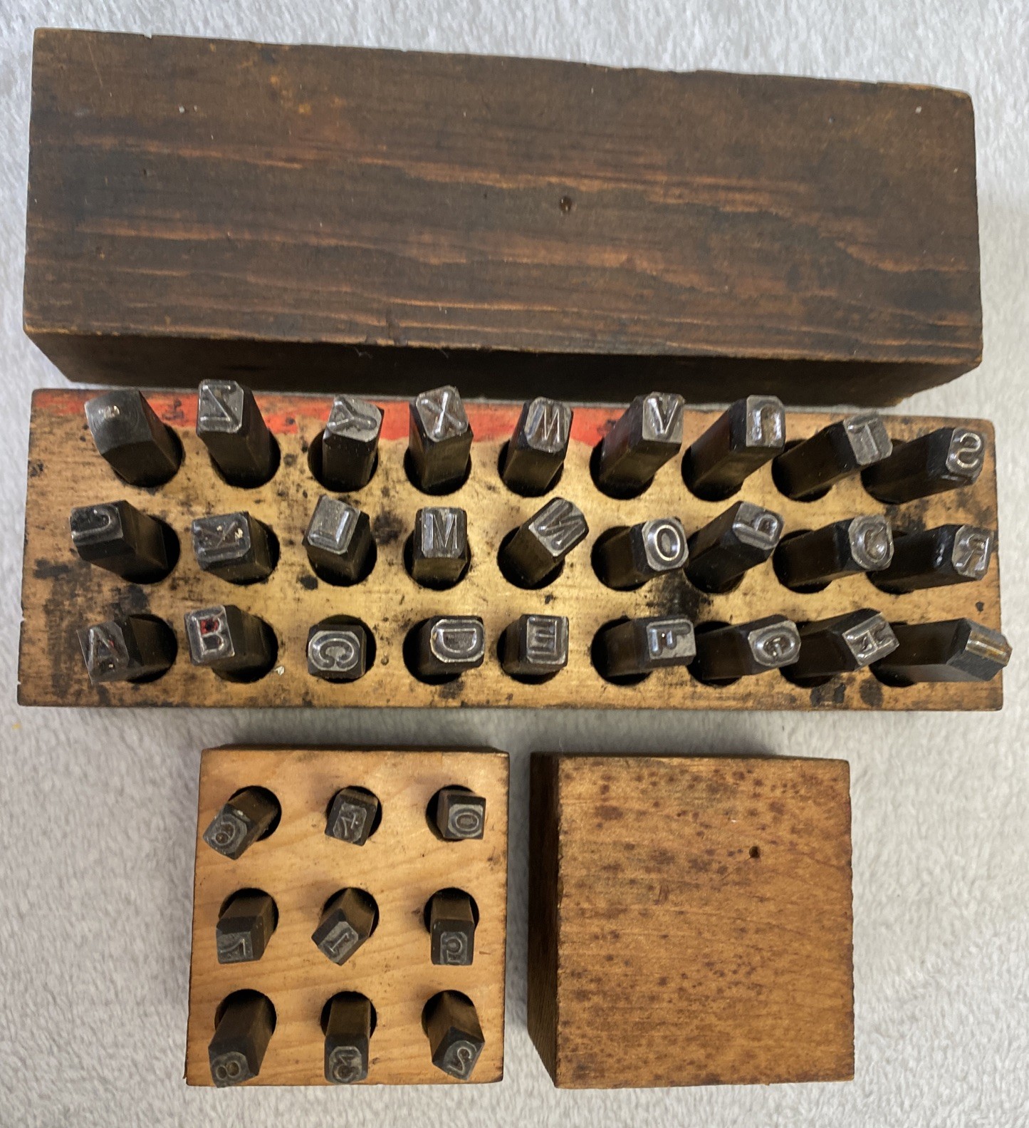 Mac Tool 3/16”  Letters Steel Stamps & 9 Number Punches YA-817 Good Condition!