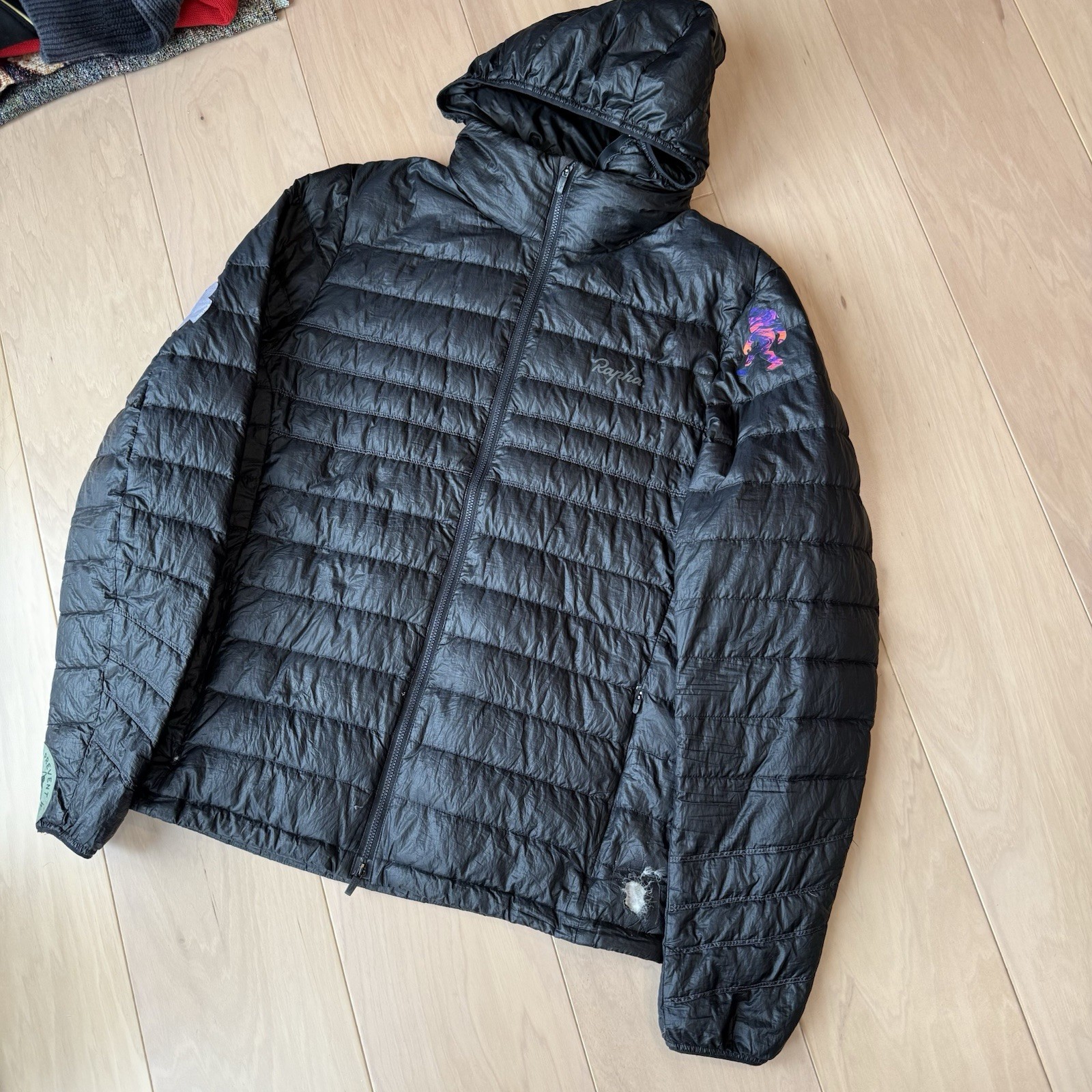 Rapha Explore Down Jacket Medium Black Full Zip I… - image 12