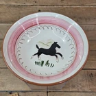 Stangl Pottery Pony Trail Bowl Trenton NJ Hand Painted Vintage Art Pottery