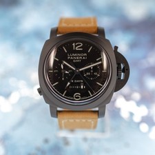 2021 Panerai Luminor 8 Day Chrono Monopulsante GMT | Box | Warranty | PAM00317