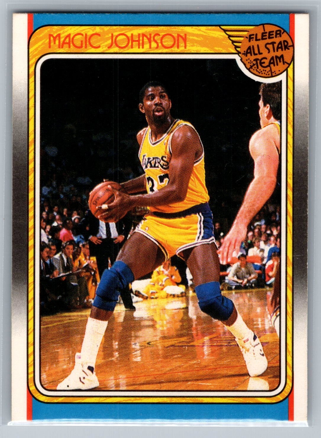 1988-89 Fleer - Fleer All Star Team Magic Johnson #123 - HOF EX-MT