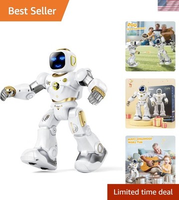1088 Gold Smart Robot for Kids - Interactive STEM Educational Toy (15.8-Inch)