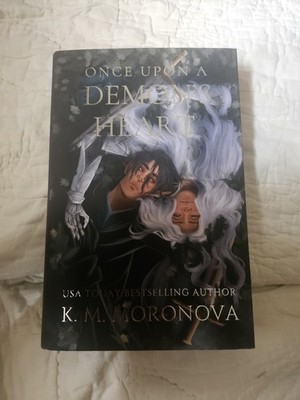 Once upon a demons heart website exclusive hardback signed K.M Moronova