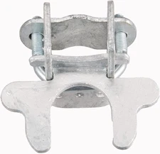 Kennel Gate Latch 1-3/8", Chain Link Fence Gate Butterfly Latch for Dog Kennels