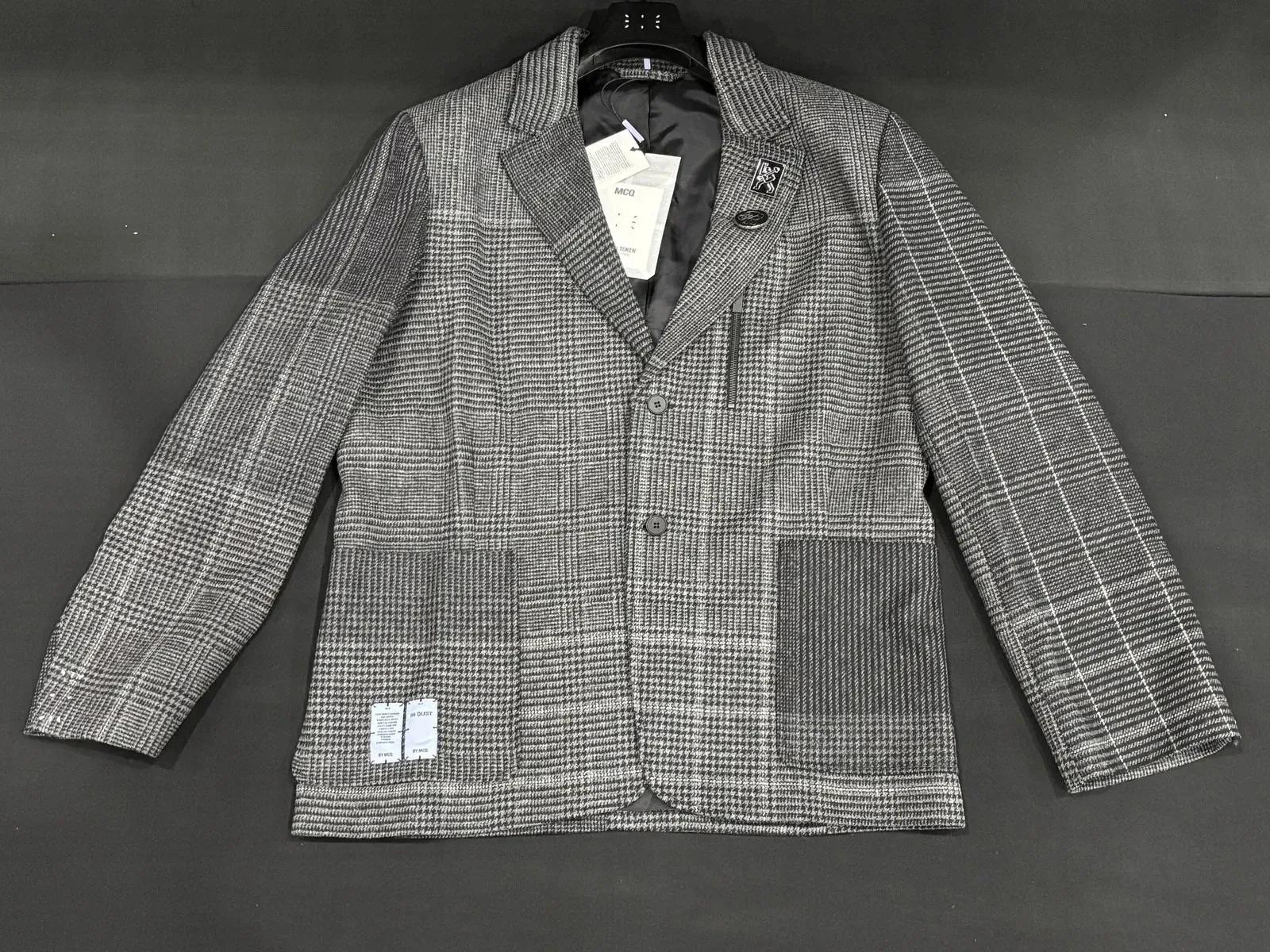 Alexander McQueen — MCQ Alexander McQueen Structured Blazer Charcoal Men's 56 / XXL-XXXL US