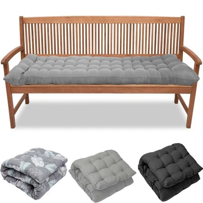 Garden Bench Cushion 2/3/4/5 Seater Indoor & Outdoor Furniture Chair Seat Pad