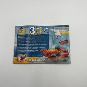 LEGO CREATOR: Red Rotors (31003) 100% Complete w/ Instruction Manuals