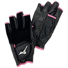 Mizuno Park Golf Gloves ZEROSPACE Fingerless C3JGPC20 M Black/Pink New