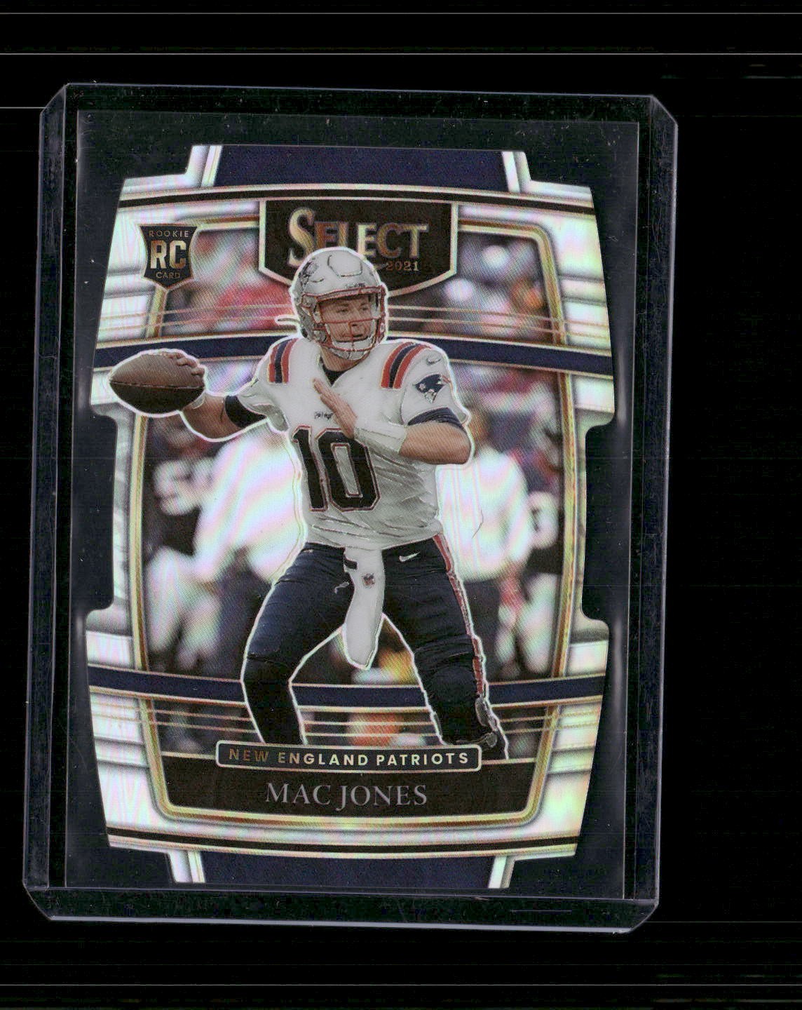 2021 Panini Select Silver Prizm Die Cut #51 Mac Jones New England Patriots RC