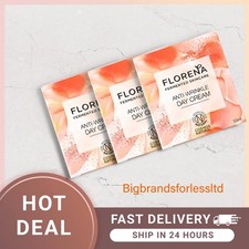 FLORENA Fermented Skincare ANTI WRINKLE DAY CREAM - 50 ML-3 PACK RRP £75