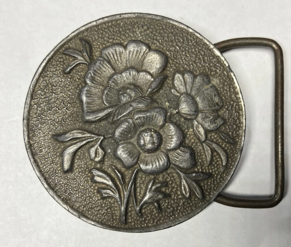 VINTAGE SANDY DUFTLER DESIGNS 2759 Womens Belt Goldtone & Sliver Buckle -Large Pewter Women Original Vintage Accessories for sale | eBay main image 2