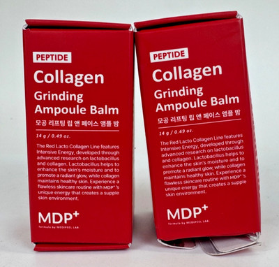 2X MDP + Red Lacto Collagen Grinding Ampoule Balm NEW 09/22/2027