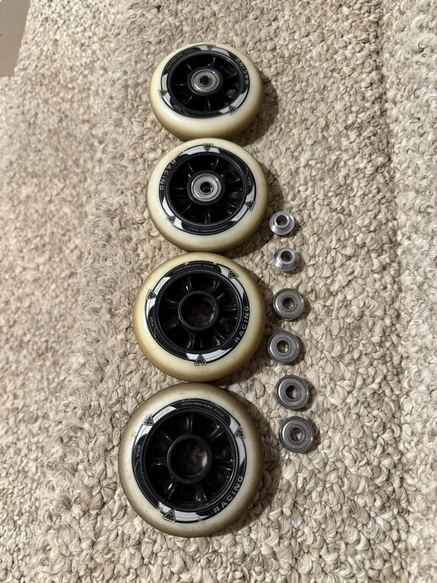 Roues K2 Booster – 8 Roues 72 Mm 80A, Roulements ILQ5, Compatibles Patins Raider Pro, Marlee Pro, Charm X Pro Et SK8 Hero