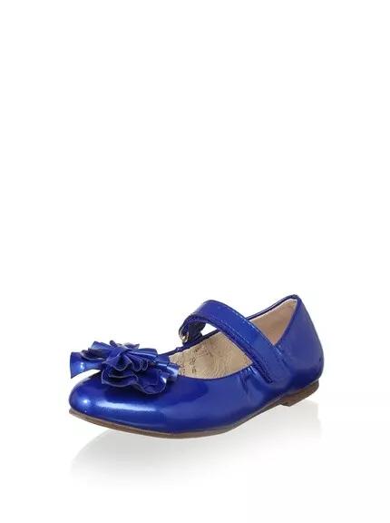 Venettini Toddler Us Size 4 Euro Size 21 Blue Mary Jane Dress Shoe
