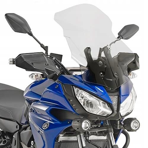 Bulle transparente 56x41 cm déviation d'air pare-brise Yamaha MT 07 Tracer