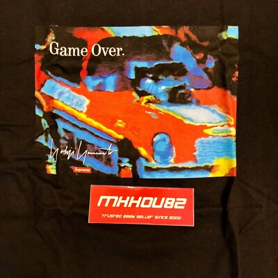 New Supreme Yohji Yamamoto Game Over Tee T-Shirt Fall Winter 2020