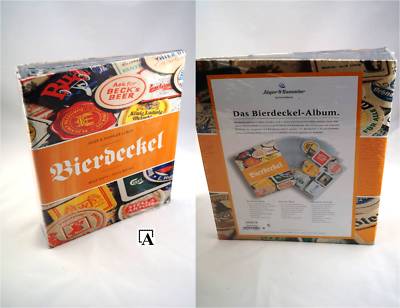 Sammelalbum f.90 Bierdeckel (erweiterbar bis 120) Album Ordner Leuchtturm Grande