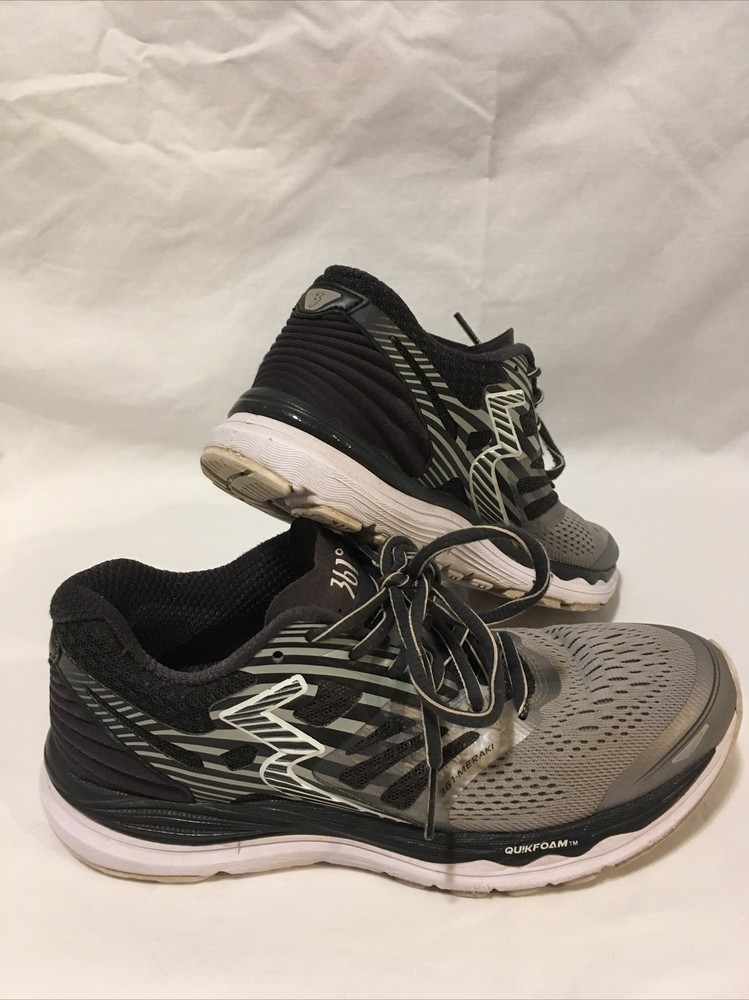 NEW 361 Degrees Meraki Women's Running Shoes Gray US Size 6.5 MEDIUM Y853-0607