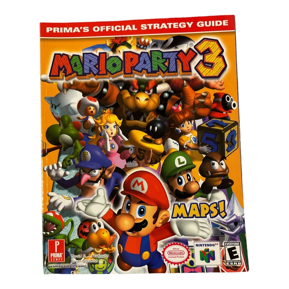 Nintendo 64 N64 Mario Party 3 Primas Guía Oficial de Estrategia Usado Estado Foto 2 de 3