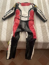 tuta moto pelle divisibile