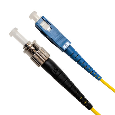  Fiber Optic Cable Patch Cord, Singlemode, Simplex SCUPC to STUPC, 2M (6ft)