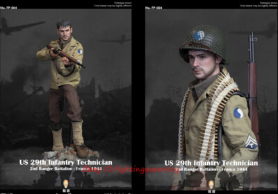 Facepoolfigure FP-004A WWII US 29th Infantry Technician 1/6 Figure