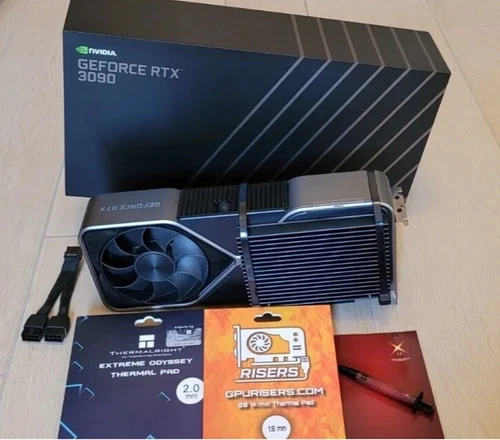 NVIDIA GeForce RTX 3090 FE 24GB GDDR6X "UPGRADED" -20° Scheda Grafica Come Nuova